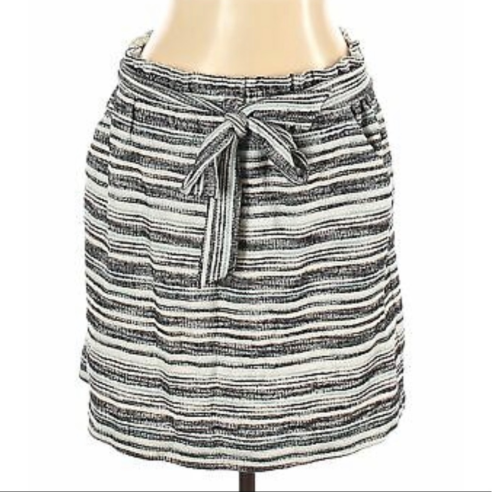 LOFT Knit Striped Skirt